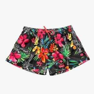 Combat Iron Shorts Women S Small Mesh Training Floral Gun Print Performance CMBT